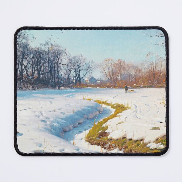 Item preview, Peder Mønsted – Sunny Winter Day (1902) designed and sold by VenusArt7.