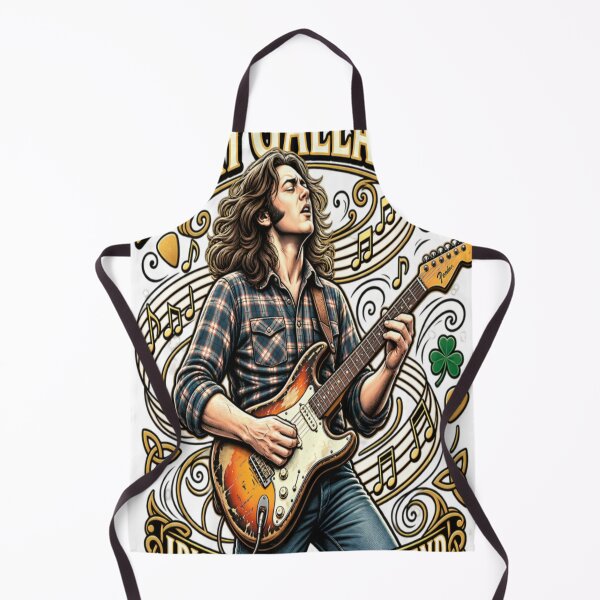 Item preview, Irish Blues Rock Legend Guitarist – Vintage Rock Music Design designed and sold by ActionForge.