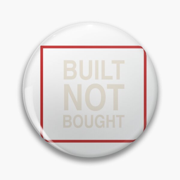 Item preview, Built Not Bought - Bodybuilding Quote designed and sold by KLIFT.