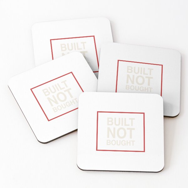 Item preview, Built Not Bought - Bodybuilding Quote designed and sold by KLIFT.