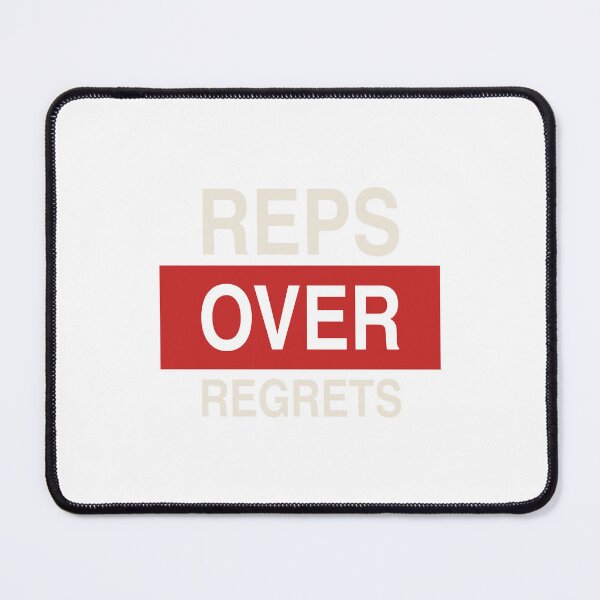 Item preview, Reps Over Regrets - Gym Motivation Quote designed and sold by KLIFT.