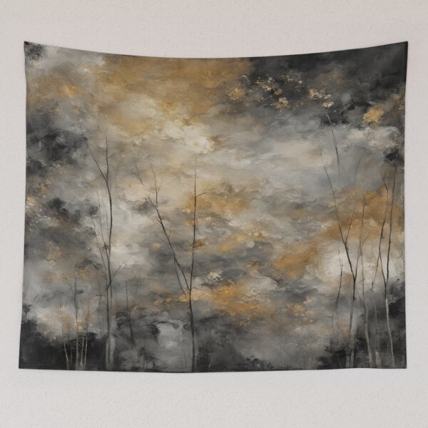Item preview, Misty Forest Sky – Painterly Calm  designed and sold by FotoworldEdel.