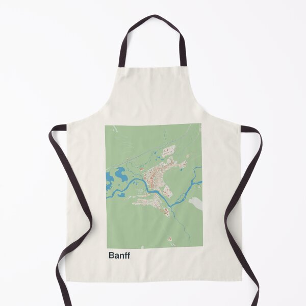 Item preview, Banff Minimalistic Map Art designed and sold by MapsNerd.