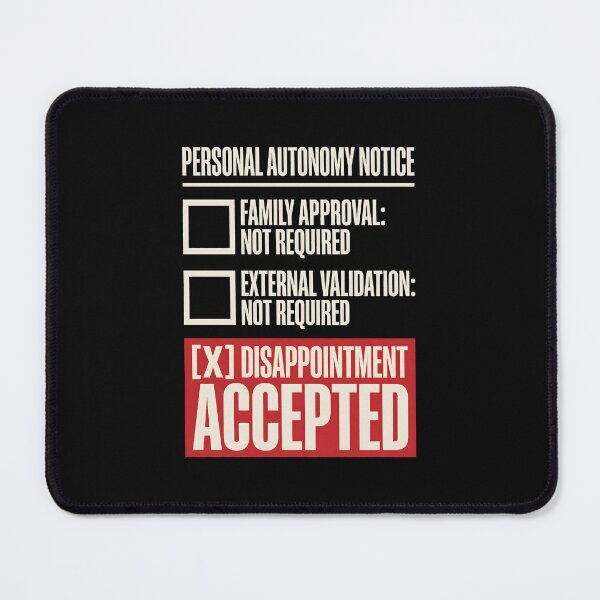 Item preview, Personal Autonomy Notice Thanksgiving Family Humor designed and sold by SplashTastic.