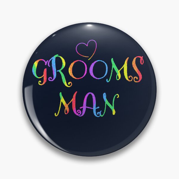Item preview, Groomsman LGBTQA+ designed and sold by Nonsense and Relish.