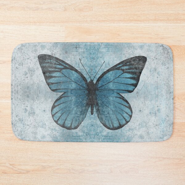 Item preview, Weathered Blue Sawtooth Butterfly Wings Specimen Entomology Study designed and sold by Ghoul Enterprises.