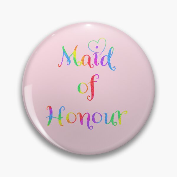 Item preview, Maid of honour LGBTQA+ Wedding designed and sold by Nonsense and Relish.