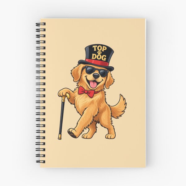 Item preview, Funny Top Dog - Golden Retriever designed and sold by Myra365Art.