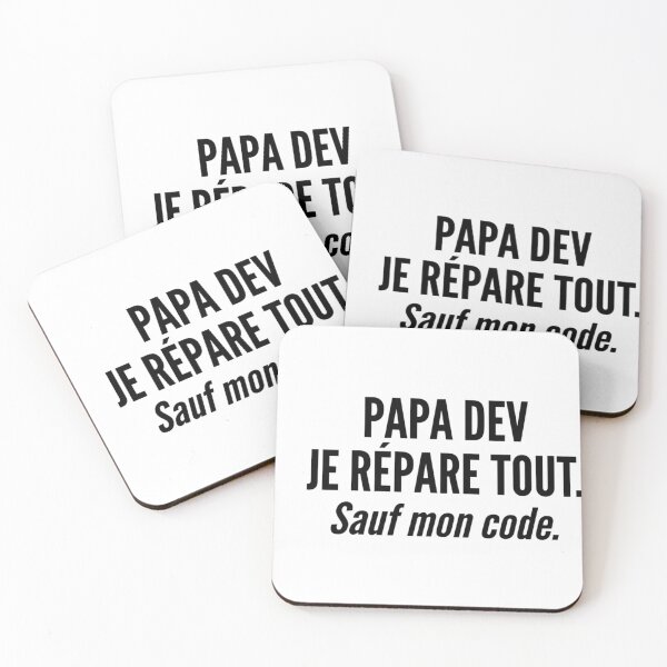 Item preview, Dad Dev I Fix Everything Except My Party Gift Code designed and sold by Niebieski-Labs.