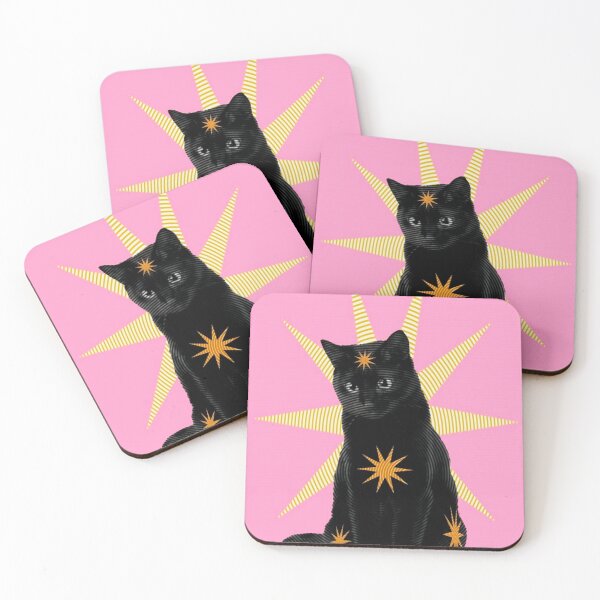 Item preview, Celestial Black Cat Mystic Witchy Starry Aesthetic designed and sold by cezzarie.