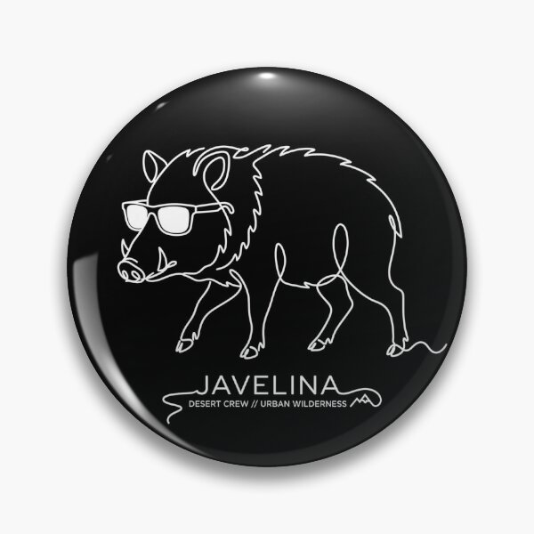 Item preview, White Javelina Desert Crew Urban Wilderness designed and sold by BeaBuzz.