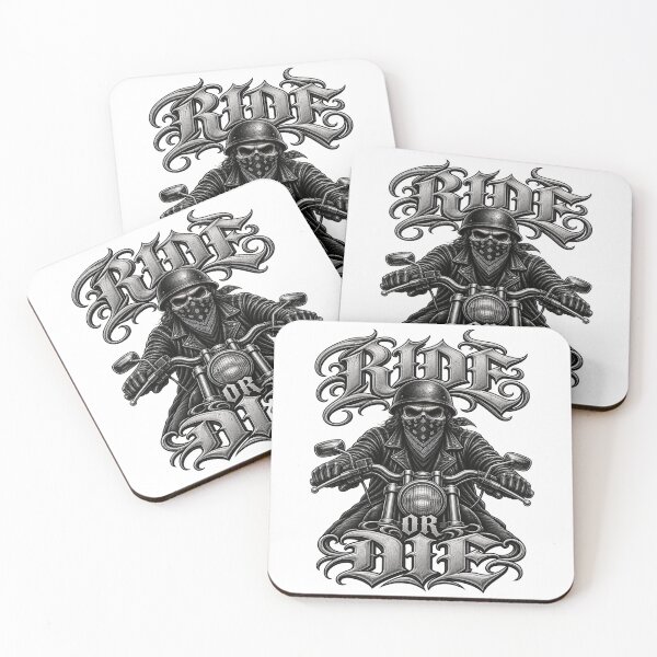 Item preview, Ride or Die Biker Skull – Motorcycle Rider designed and sold by Legacy Apparel Co..