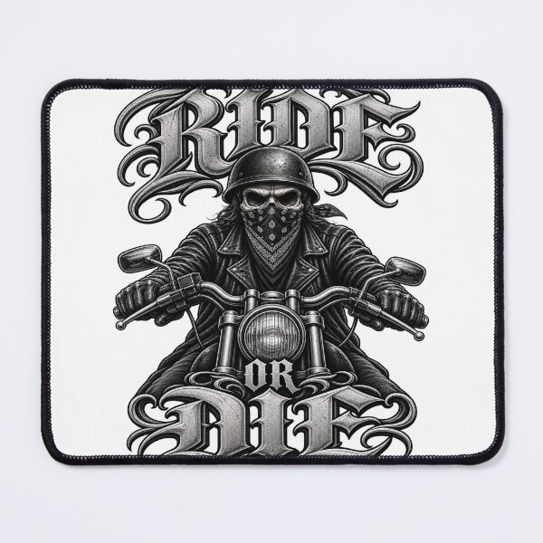 Item preview, Ride or Die Biker Skull – Motorcycle Rider designed and sold by Legacy Apparel Co..