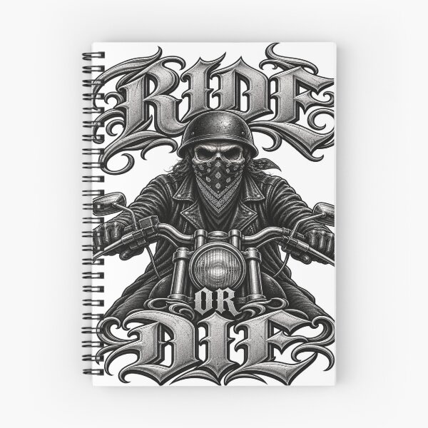 Item preview, Ride or Die Biker Skull – Motorcycle Rider designed and sold by Legacy Apparel Co..