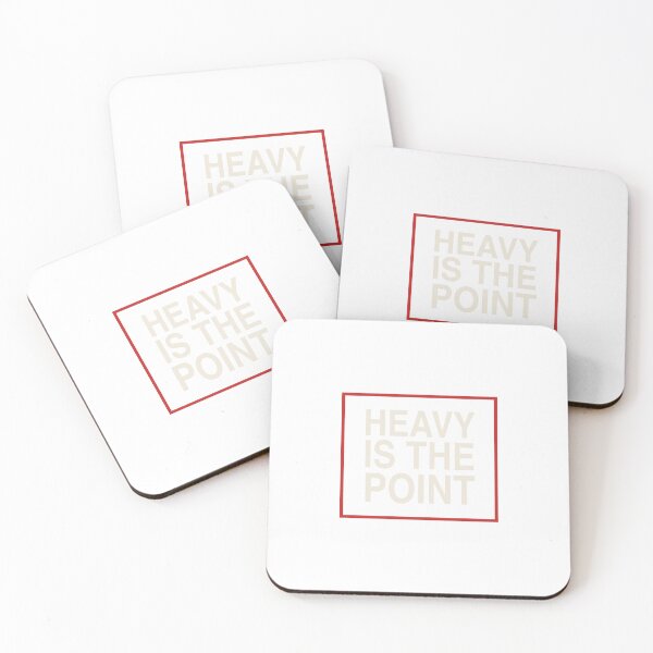 Item preview, Heavy Is The Point - Powerlifting Quote designed and sold by KLIFT.