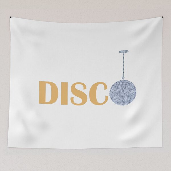 Item preview, Disco Typography with Mirrorball designed and sold by dariosArt.