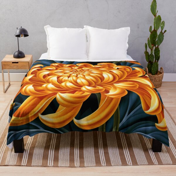 Item preview, Wall Art - Postcard - Golden Chrysanthemum Bloom designed and sold by ForeverPrintsOK.