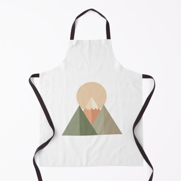 Item preview, Minimalist Geometric Mountain Pastel Sunset Art designed and sold by ByKayaPrints.