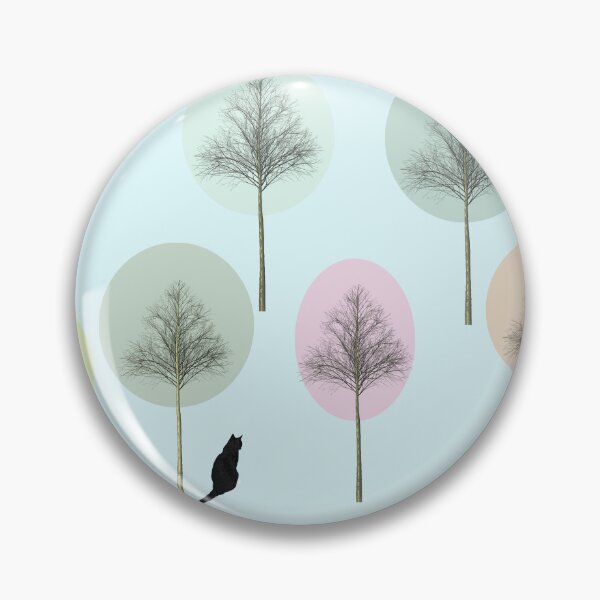 Item preview, Sweet Trees with black cat designed and sold by Nonsense and Relish.