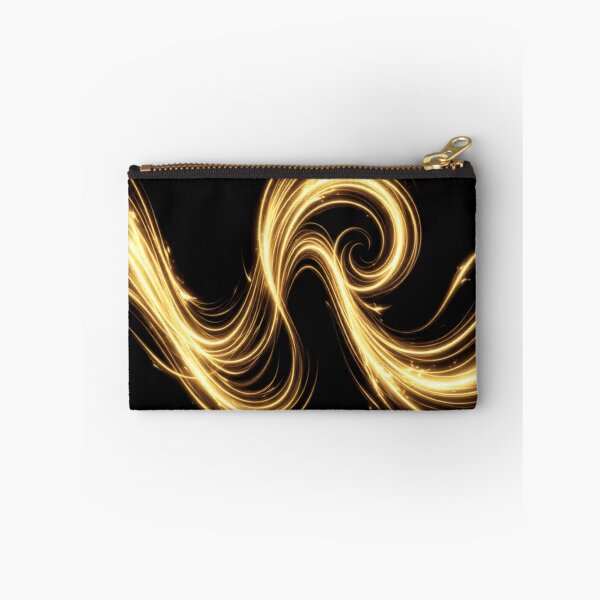 Item preview, Golden Swirl – Radiant Abstract Light Trail Design designed and sold by @SHINTOSARTSTORE.