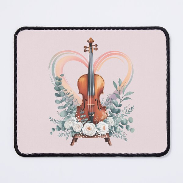Item preview, Elegant Wedding Violin Floral – Music of Love designed and sold by Art-Arcade6.