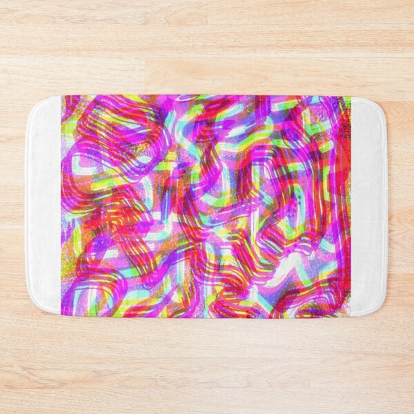 Item preview, Neon Psychedelic Glitch Waves designed and sold by AWADHESH  CHAURASIA.