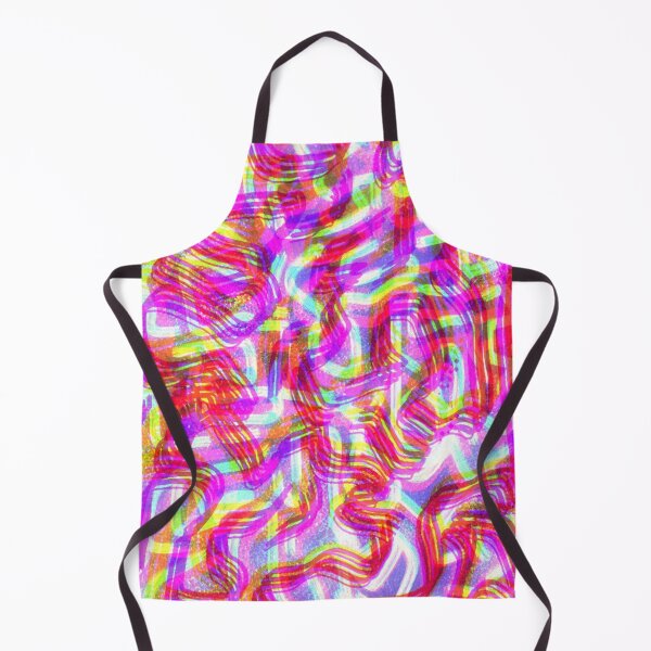 Item preview, Neon Psychedelic Glitch Waves designed and sold by AWADHESH CHAURASIA.