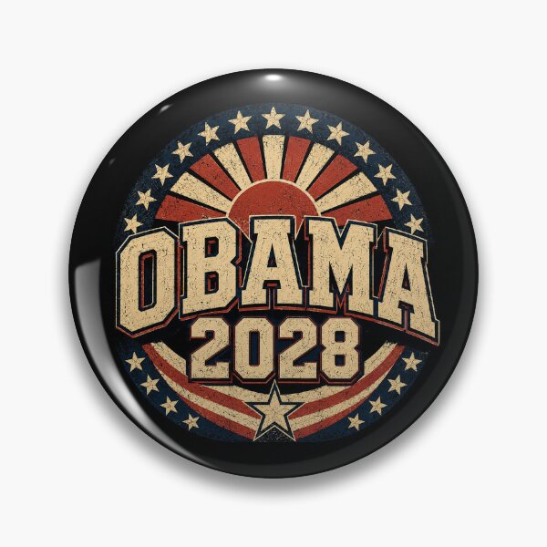 Item preview, Obama 2028 Vintage Americana Presidential Campaign designed and sold by WILLIAMS-BR.