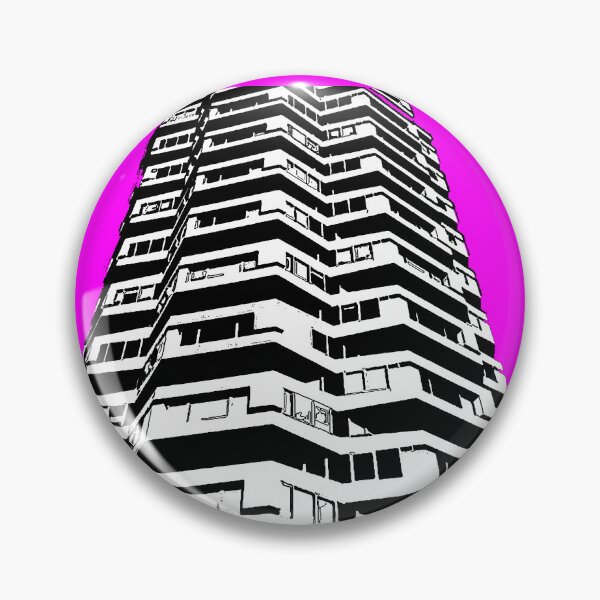 Item preview, Pink 50pence Croydon  designed and sold by Nonsense and Relish.