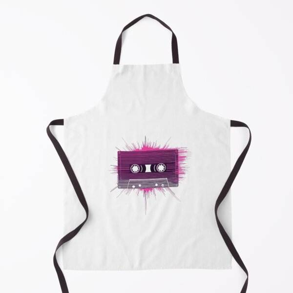Item preview, Glitch Audio Cassette Tape Soundwave Neon Pink designed and sold by ByKayaPrints.