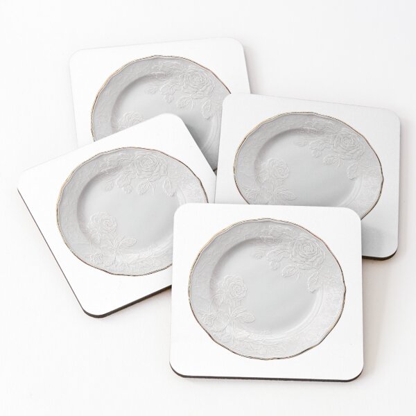 Item preview, Vintage White Floral Porcelain Plate designed and sold by jianina-alondra.