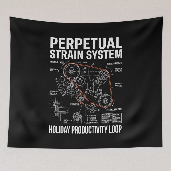 Item preview, Perpetual Strain System Labor Day Work Humor designed and sold by SplashTastic.