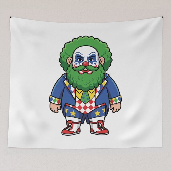 Item preview, Doink the Clown Wrestling Gnome designed and sold by Bad-Decisions-Designs.
