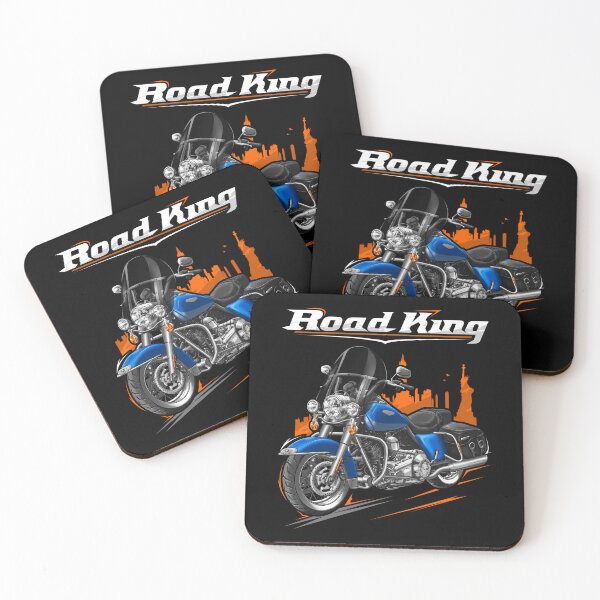 Item preview, Motorcycle Road King Classic FLHRC 2005-2006 Rich Sunglo Blue & Chopper Blue Pearl for Motorcycle Riders designed and sold by MotoApparelHub.