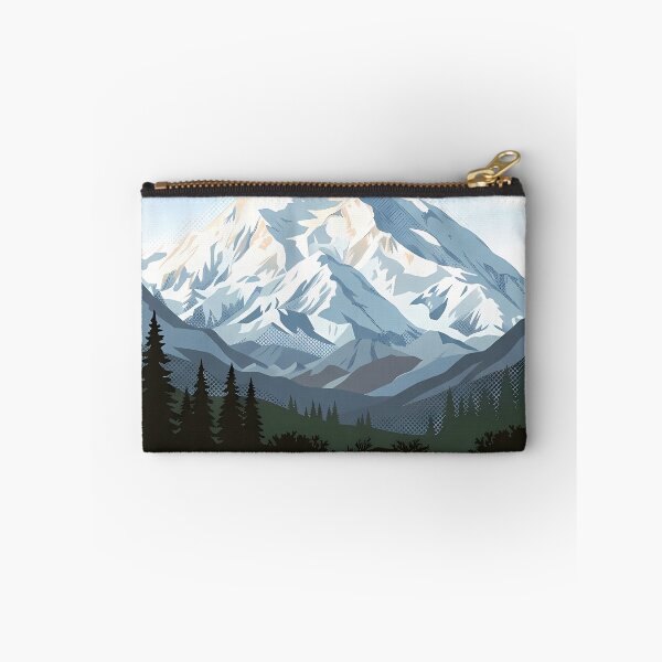 Item preview, Denali Summit Alaska National Park Vintage Travel Badge Sticker designed and sold by DetourDgn.