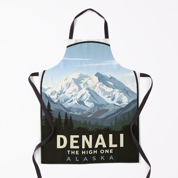 Item preview, Denali Summit Alaska National Park Vintage Travel Badge Sticker designed and sold by DetourDgn.