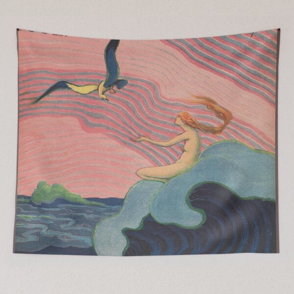 Item preview, Vintage Mermaid Wall Art Shadowland Magazine Cover by A. M. Hopfmüller designed and sold by RickE.