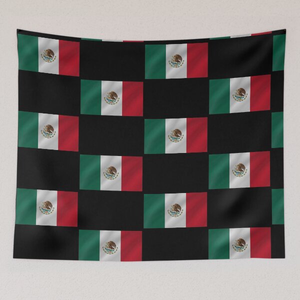 Item preview, Mexican Flag Wave Mexican Pride Design designed and sold by yazdogs.