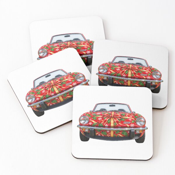 Item preview, Triumph Spitfire classic car Christmas wrap designed and sold by bravoalpha.