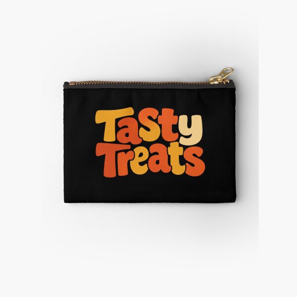 Item preview, Tasty Treats Retro Gradient Typography Sticker | Fun Foodie Fall Candy Corn Autumn Dessert Design designed and sold by FestivityFinds.