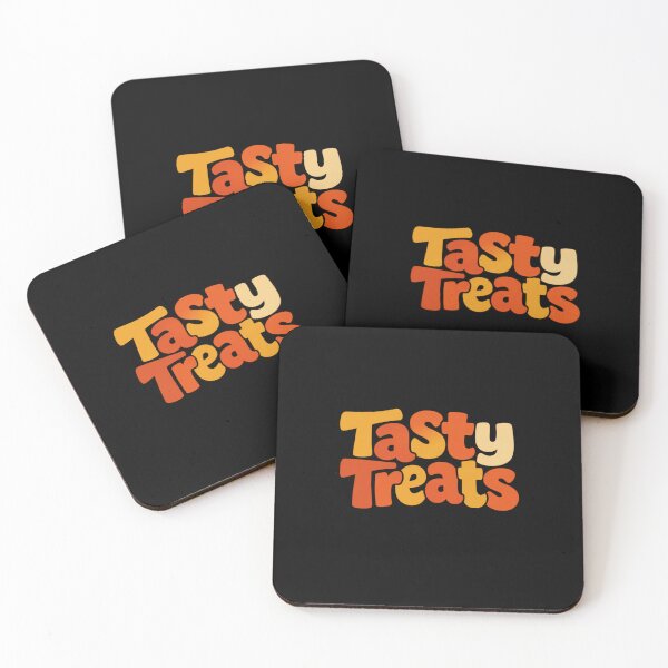 Item preview, Tasty Treats Retro Gradient Typography Sticker | Fun Foodie Fall Candy Corn Autumn Dessert Design designed and sold by FestivityFinds.