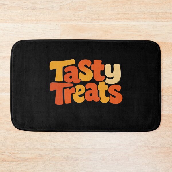 Item preview, Tasty Treats Retro Gradient Typography Sticker | Fun Foodie Fall Candy Corn Autumn Dessert Design designed and sold by FestivityFinds.