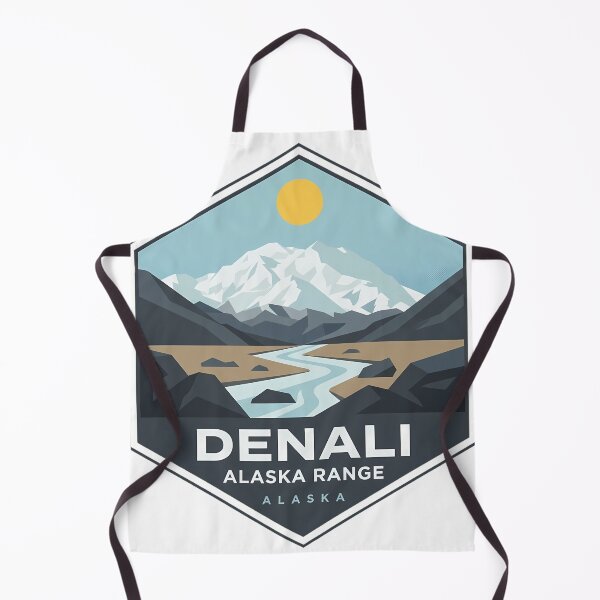 Item preview, Denali Alaska Range Modern Geometric Badge Sticker designed and sold by DetourDgn.