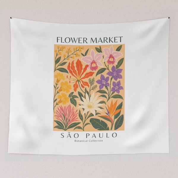 Item preview, São Paulo - Flower Market designed and sold by StudioRedKoala.