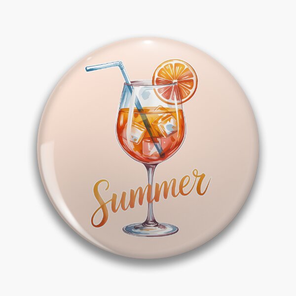Item preview, Summer Orange Drink Illustration with Ice Cubes, Straw, and Citrus Slice designed and sold by zozo-shop.