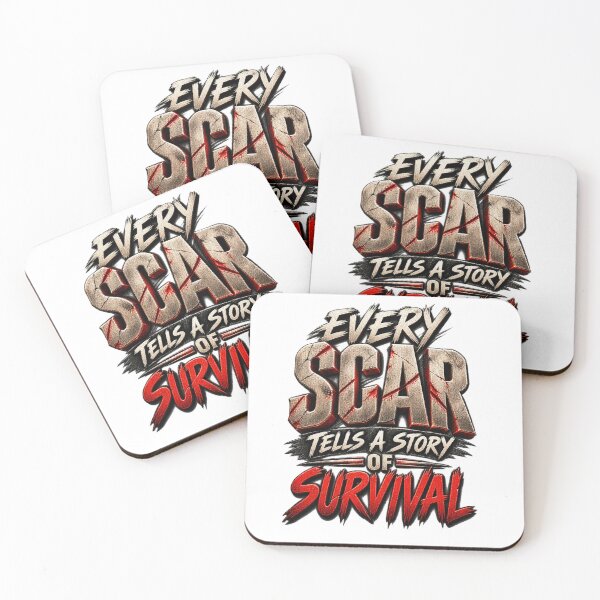 Item preview, Every Scar Tells a Story of Survival  designed and sold by bolaAura.