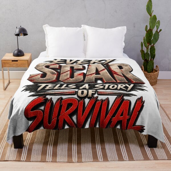 Item preview, Every Scar Tells a Story of Survival designed and sold by bolaAura.