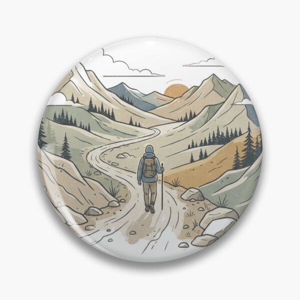 Item preview, Wandering Through Majestic Mountain Trails designed and sold by GrzegorzTravels.