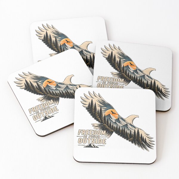 Item preview, Freedom Is Found Outside – Vintage Eagle Mountain Wilderness designed and sold by MoRisi-Fashion.