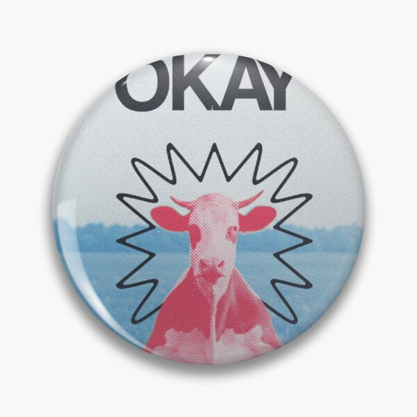 Item preview, Retro Meditating Cow Mental Health Aesthetic Poster designed and sold by cezzarie.